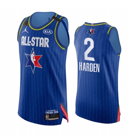 Maglia NBA Houston Rockets James Harden 2 2020 All-Star Jordan Brand Kobe Forever Blu Swingman - Uomo